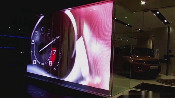 P3.91-7.81透明LED顯示屏